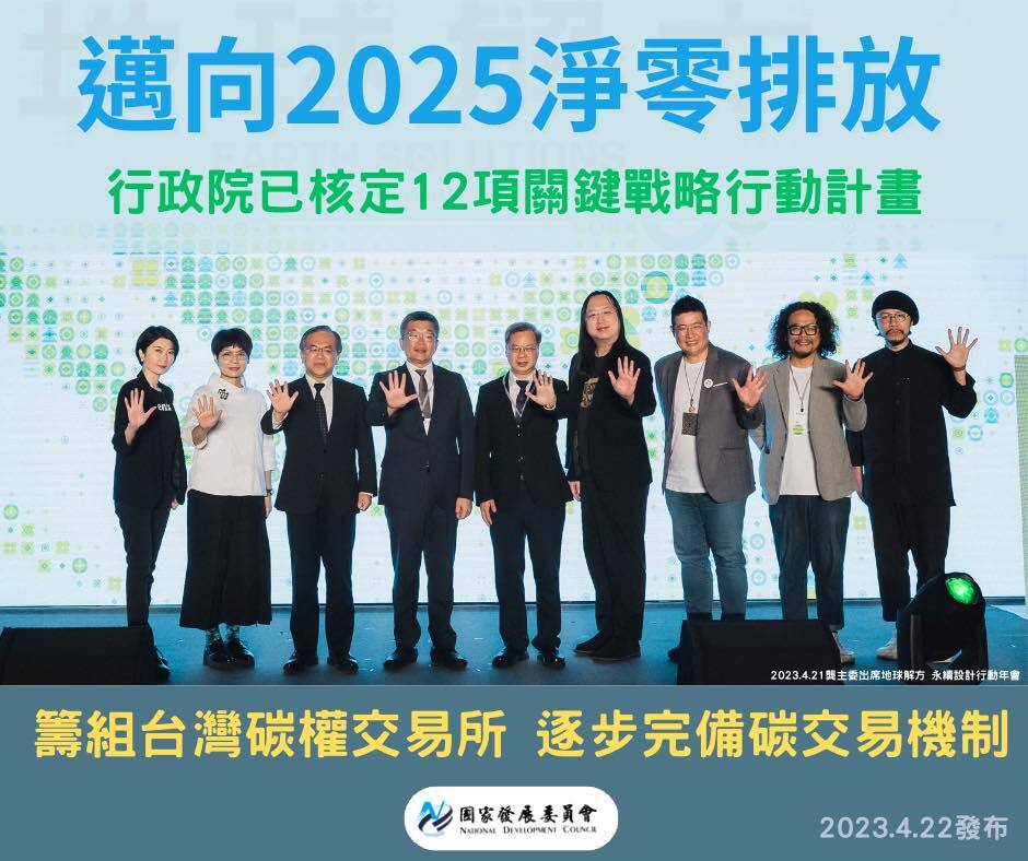 行政院核定籌組台灣碳權交易所